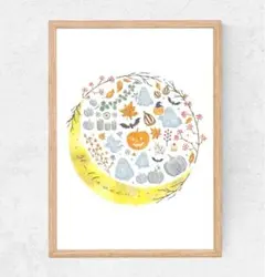 ハロウィン✴︎ 北欧インテリアポスター◻︎