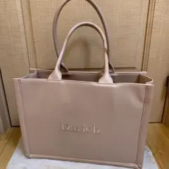 Darich ロゴショルダーレザートートバッグ ピンク