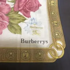 Burberrys バラ柄 ハンカチ