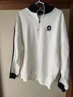 KANGOL ハーフジップ スウェット ホワイト Mのサムネイル