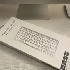 Bluetooth薄型ワイヤレスキーボード 日本語配列 シルバー