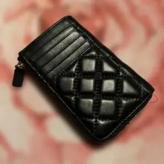 RICKERS leather L-shaped zipper wallet