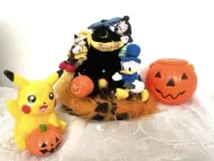 ディズニー&ポケモンハロウィン置物　　　 ３点セット