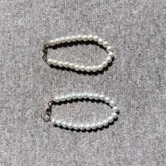 クラフトパーツ　パールストラップ 　2本セット