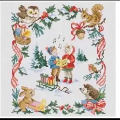 ヴェロニク アンジャンジェ⭐️➀ クリスマスツリー✩.クロスステッチ