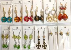 【12ペア】エレガントなプチプラ☆ハンドメイドピアス☆