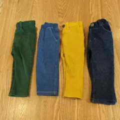 子供服 80 まとめ売り　長ズボン レギンスパンツ 4点　通年