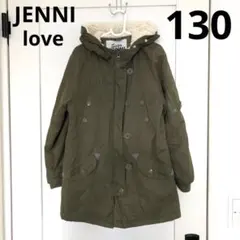JENNI Love カーキ ボア ジャンバー コート 130 女の子 上着