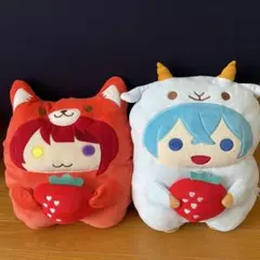 すとぷり　あにまるぬいぐるみクッションセット 莉犬ところん