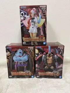 【3体セット】ワンピース フィルムレッド　DFX ジンベイ　フランキー　ウタ