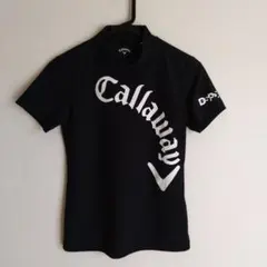 美品 Callaway ブラック モックネック Tシャツ Ladies S