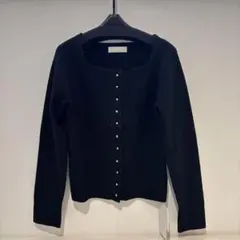 CELFORD スクエアネックラメニットカーディガン　新品未使用