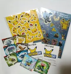 ポケモン シール　ステッカーセット 　ピカチュウ　非売品