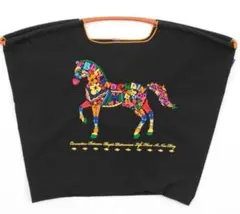 Ball&Chain フラワーホース　馬　ブラック　Ｌサイズ