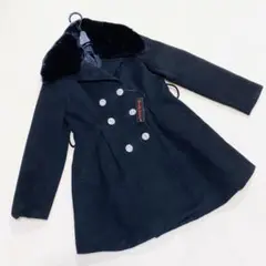 タグ付 未使用 Diable baiserr ファー付ジャケットコートLL 黒