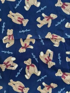 クマ柄ネイビー