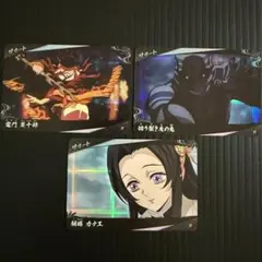鬼滅の刃　日輪バトルスラッシュ R　竈門炭十郎　胡蝶カナエ　切り裂き魔の鬼
