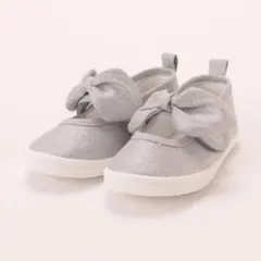 【タグ付き・未使用】プティマイン ♡ リボン キャンバス シューズ 14cm