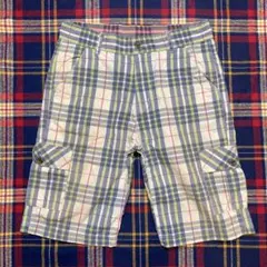 Quiksilver チェック柄 ショートパンツ Mのサムネイル