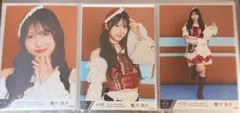 ≠ME 蟹沢萌子 生写真 ＋ 河口夏音 缶バッジ セット