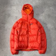 希少 パタゴニア フィッツロイ ダウン フーディ ダウンジャケット S オレンジ