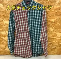 TOMMY HILFIGER チェックシャツ Sトミーフィルガー (ゆ-91)