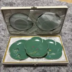 有田焼　香蘭社　つごもり草　銘々皿　5枚セット