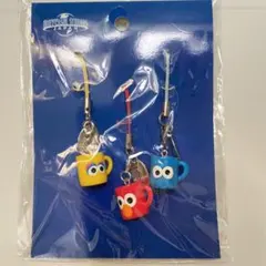 USJ ストラップ　チャーム　セサミストリート　ドリンク　コップ　3点セット