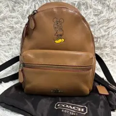 限定品・定価15万】コーチ ミッキー レザー リュック バックパック 