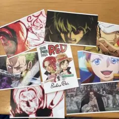 ONE PIECE FILM RED ポストカード 8枚セット