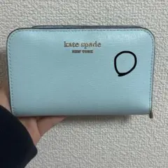 kate spade newyork 財布 2つ折り 財布 水色