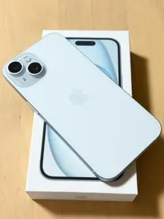 【超美品・おまけ付き】iPhone15 ブルー 128GB
