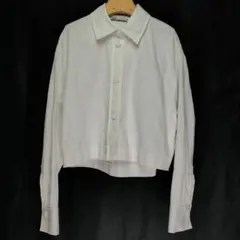 ZARA ザラ クロップド丈長袖シャツ ジャケット