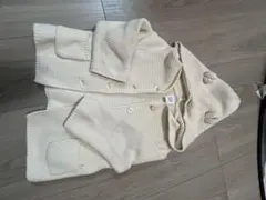 baby GAP フード付きカーディガン アイボリー