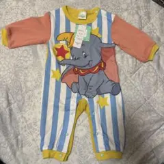 新品未使用　Disney ダンボ　カバーオール　長袖　70cm 人気