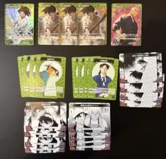 名探偵コナン 緑デッキパーツ 西と東の大決戦 まとめ売り