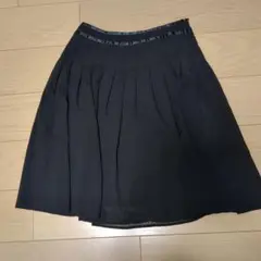 NATURAL BEAUTY BASIC ブラック フレアスカート M