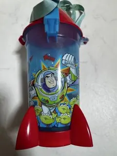 バズ・ライトイヤー 水筒・ウォーターボトル ストローキャップ・ポーチ付き ボディ バズ・ライトイヤー 水筒・ウォーターボトル ストローキャップ・ポーチ