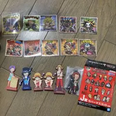 一番くじワンピース マスコット　シャンクス、ルフィ、サボ、ノジコ