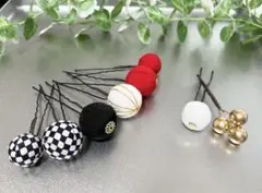 ちりめん和玉髪飾り　和玉かんざし　着物髪飾り　七五三　成人式　卒業式　和装髪飾り