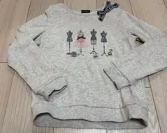 Bebe 長袖カットソー グレー 130