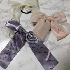 ヘアアクセサリー リボン ヘアゴム