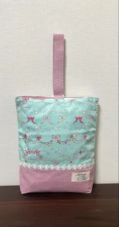 キッズ シューズバッグ 靴袋 ハンドメイド