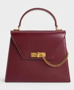 CHARLES & KEITH 2WAY ショルダーバッグ ボルドー
