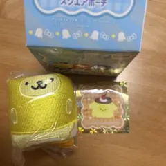 にっこりーノ×サンリオ スクエアポーチ ポムポムプリン
