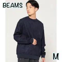 BEAMS/フェイクスエードクルーネック