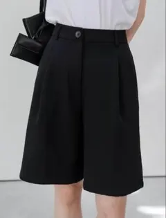 SHEIN DAZY ハーフパンツ 黒 ノームコア