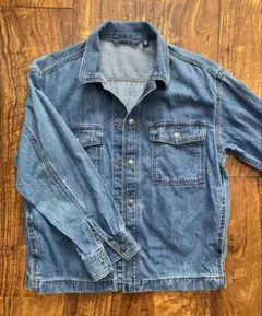 UNIQLOデニムブルー キッズGジャン サイズ130