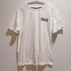 アートクラス Tシャツ クルーネック 半袖 ロゴ 白 コットン混 デイリー Lのサムネイル