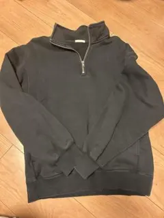 黒 ハーフジップ GU